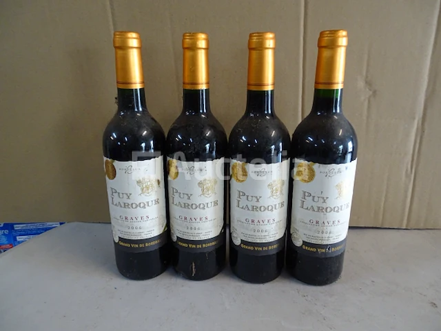 4 flessen graves puy laroque 2006 - afbeelding 1 van  4