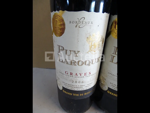 4 flessen graves puy laroque 2006 - afbeelding 2 van  4