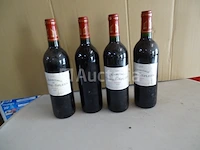 4 flessen haut médoc l'ermitage de chasse-spleen 1996 - afbeelding 3 van  3