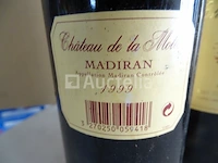 4 flessen madiran château de la motte 1999 - afbeelding 3 van  3