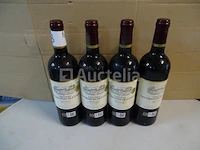 4 flessen médoc château les granges de civrac 2012 - afbeelding 5 van  5