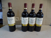 4 flessen médoc château tour prignac 2014-2015 (zie details) - afbeelding 1 van  6