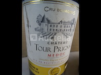 4 flessen médoc château tour prignac 2014-2015 (zie details) - afbeelding 2 van  6