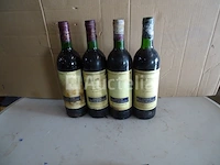 4 flessen médoc cru bourgeois château brillette comte de larsan 1980 - afbeelding 5 van  5