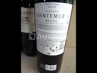 4 flessen médoc cru bourgeois château chantemerle 2012 - afbeelding 3 van  4