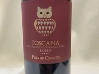 4 flessen poggio toscana rosso - afbeelding 2 van  3