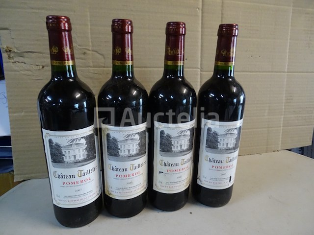 4 flessen pomerol château taillefer 2007 - afbeelding 1 van  6