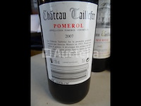 4 flessen pomerol château taillefer 2007 - afbeelding 4 van  6
