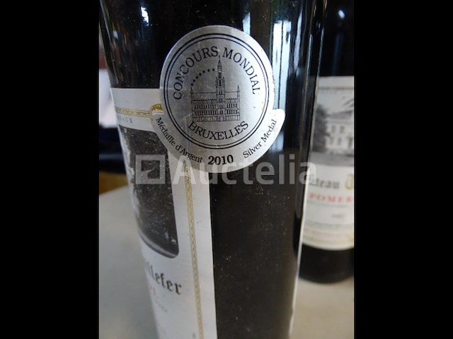 4 flessen pomerol château taillefer 2007 - afbeelding 5 van  6