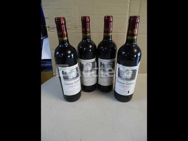 4 flessen pomerol château taillefer 2007 - afbeelding 6 van  6