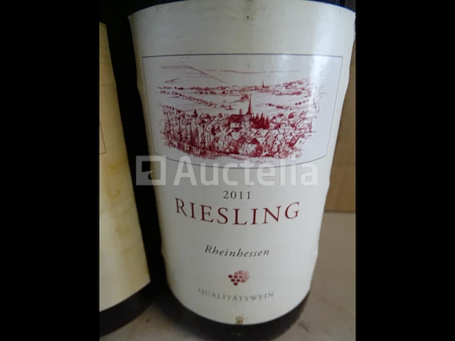4 flessen riesling 2011 - afbeelding 2 van  3