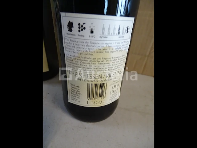 4 flessen riesling 2011 - afbeelding 3 van  3