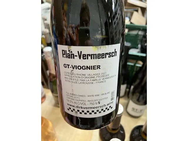 4 flessen rode wijn fabr gt-v leplan - afbeelding 3 van  3