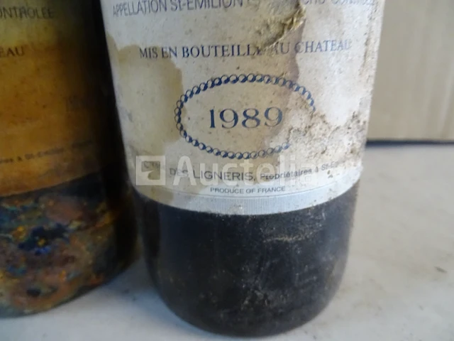 4 flessen saint emilion château soutard grand cru classé 1989 - afbeelding 2 van  3