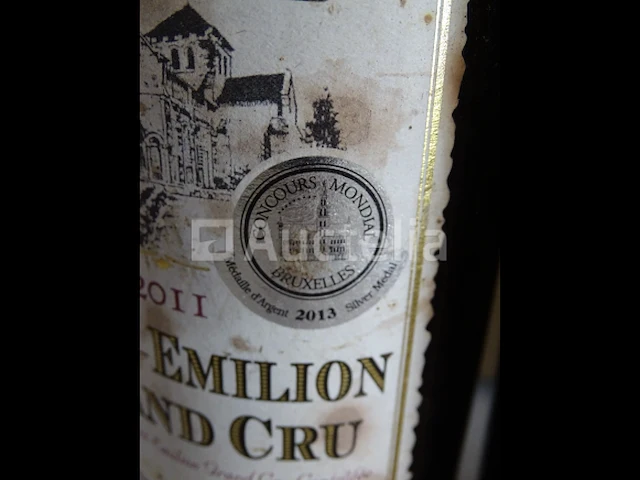 4 flessen saint-emilion grand cru 2011 - afbeelding 3 van  4