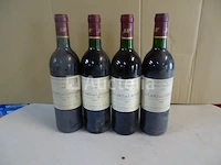 4 flessen saint emilion le cadet de larmande 1989 - afbeelding 1 van  3