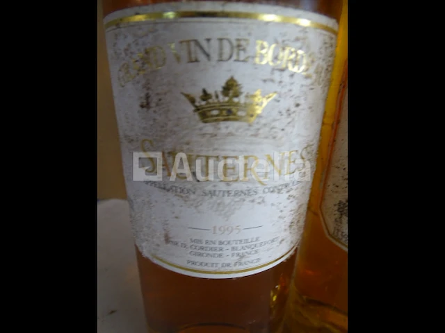 4 flessen sauternes 1995 - afbeelding 2 van  4