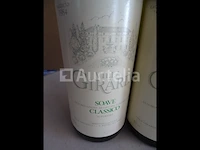 4 flessen soave classico villa girardi 1984 - afbeelding 1 van  4