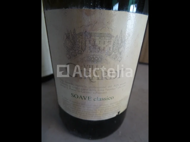 4 flessen soave classico villa girardi 1984 - afbeelding 5 van  5