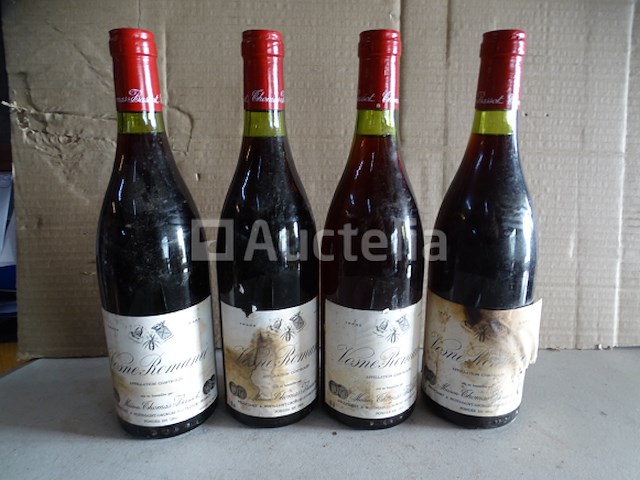 4 flessen vosnes romanée - thomas bassot - afbeelding 1 van  3