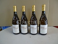 4 flessen vouvray domaine le peu de la moriette 1993 - afbeelding 4 van  5
