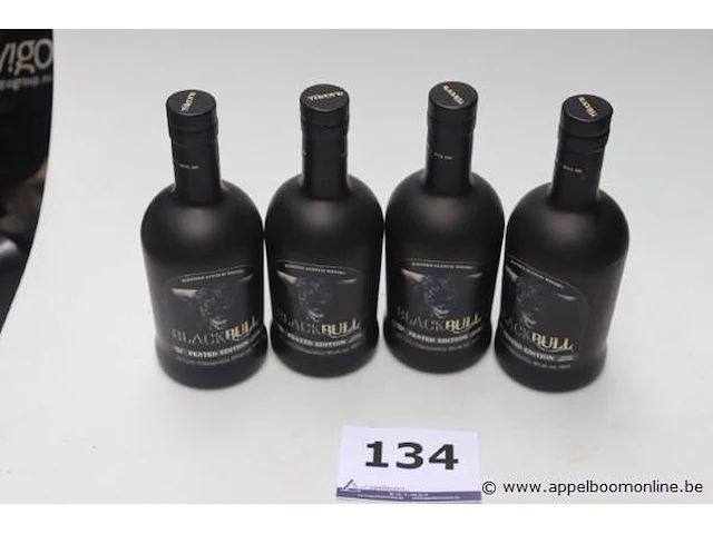 4 flessen whisky black bull - afbeelding 1 van  2