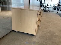 4 formica verrijdbare ladekasten - afbeelding 3 van  3