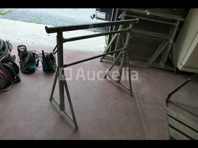 4 gegalvaniseerde metselaarsschragen - afbeelding 1 van  3