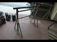 4 gegalvaniseerde metselaarsschragen - afbeelding 1 van  3