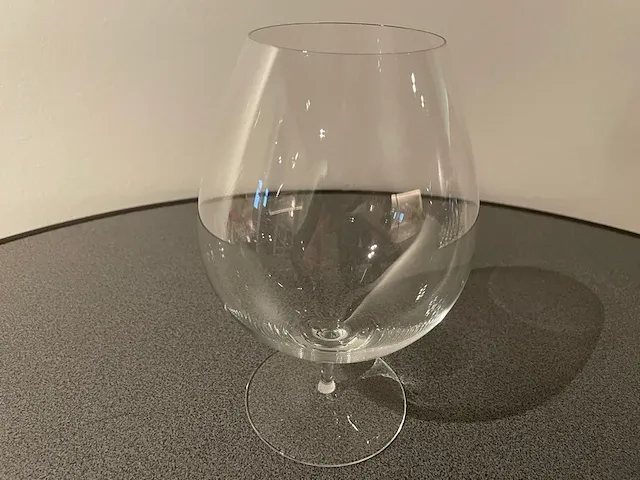4 grote cognac glazen - afbeelding 1 van  2