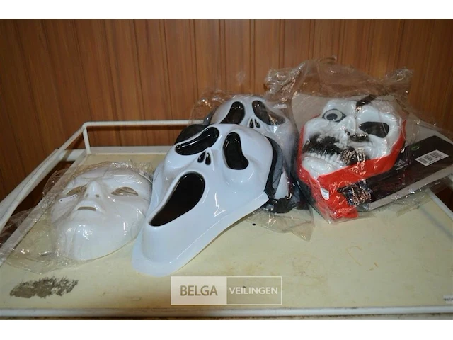 4 halloween masker - afbeelding 1 van  3