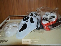 4 halloween masker - afbeelding 1 van  3