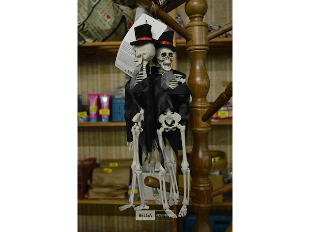 4 halloween skeletten - afbeelding 4 van  4