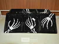 4 halloween snack schotels - afbeelding 1 van  2