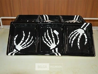 4 halloween snack schotels - afbeelding 1 van  2