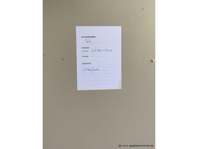 4 hangkasten 61 x 63 x 37 cm - afbeelding 2 van  2