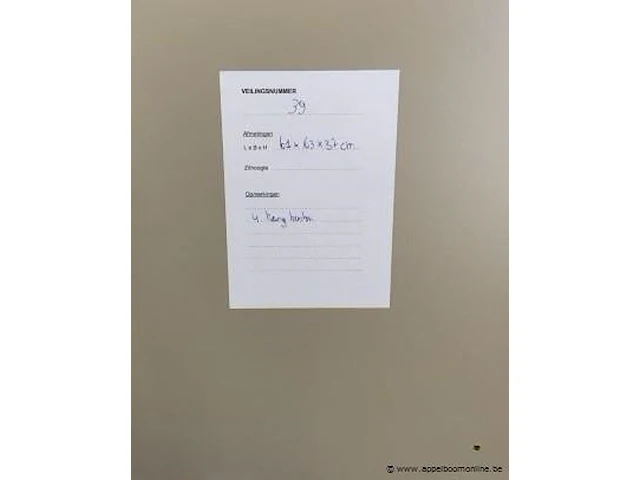 4 hangkasten 61 x 63 x 37 cm - afbeelding 2 van  2