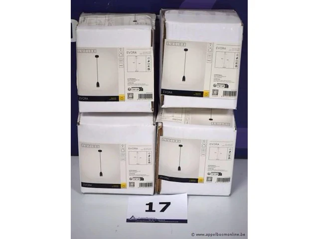 4 hanglampen lucide evora - afbeelding 1 van  2