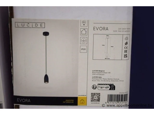 4 hanglampen lucide evora - afbeelding 2 van  2