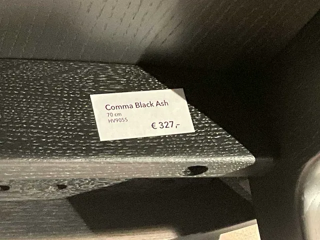 4 houten design barkrukken comma - afbeelding 4 van  4