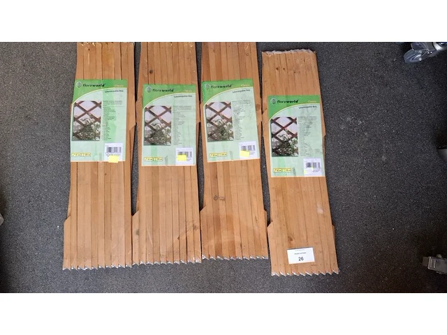 4 houten rek voor klimplant - afbeelding 1 van  1