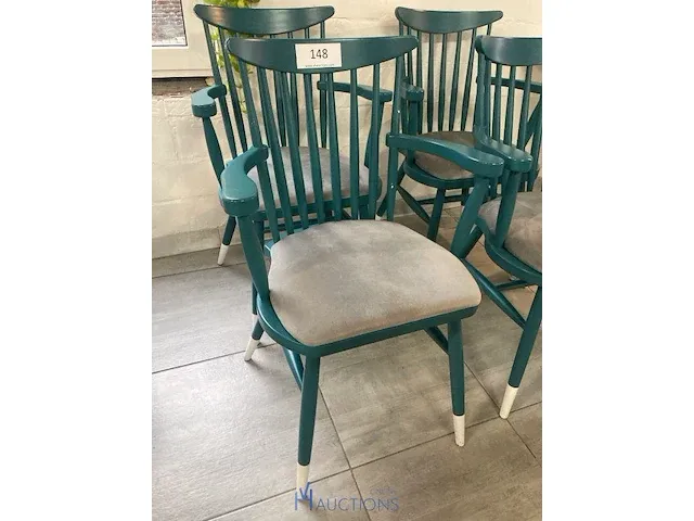 4 houten stoelen - afbeelding 2 van  4