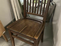4 houten stoelen - afbeelding 3 van  4