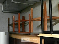 4 houten tafeltjes - afbeelding 2 van  2