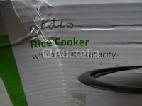 4 huishoudelijke artikelen (fornuis, prullenbak, container, messenset) - afbeelding 4 van  9