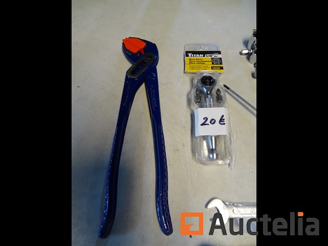 4-in-1 omkeerbare ratelsleutel, titan 11318 1/4" sleutel, diversen (zie foto's) - afbeelding 2 van  9