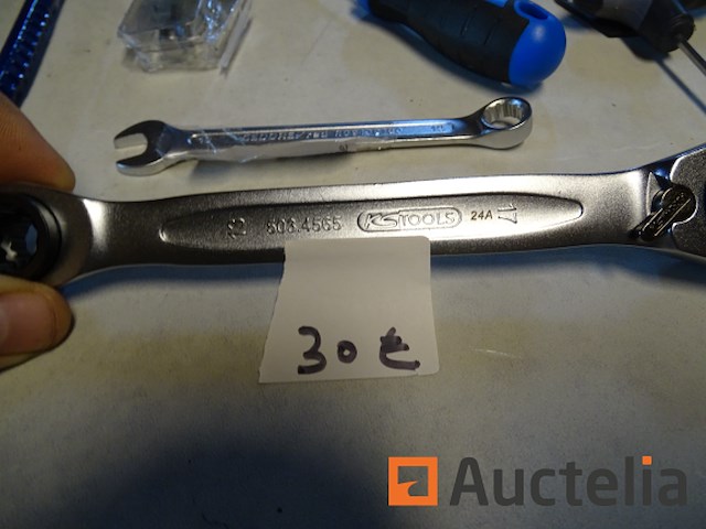 4-in-1 omkeerbare ratelsleutel, titan 11318 1/4" sleutel, diversen (zie foto's) - afbeelding 4 van  9