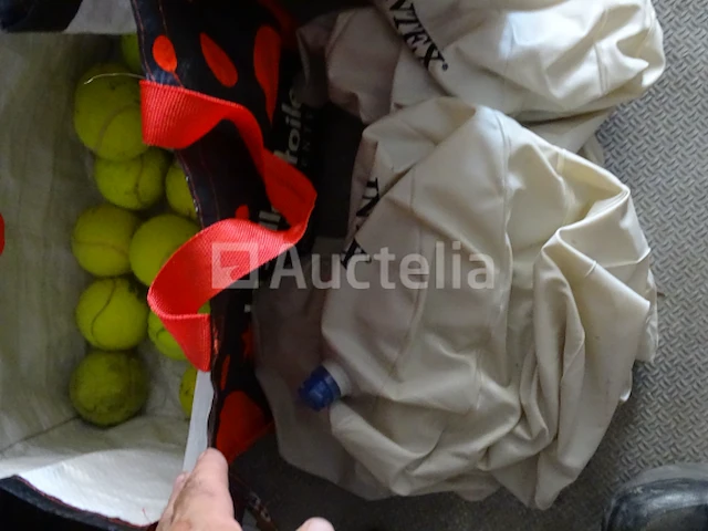 4 intex opblaaskussens, 16 tennisballen - afbeelding 1 van  4