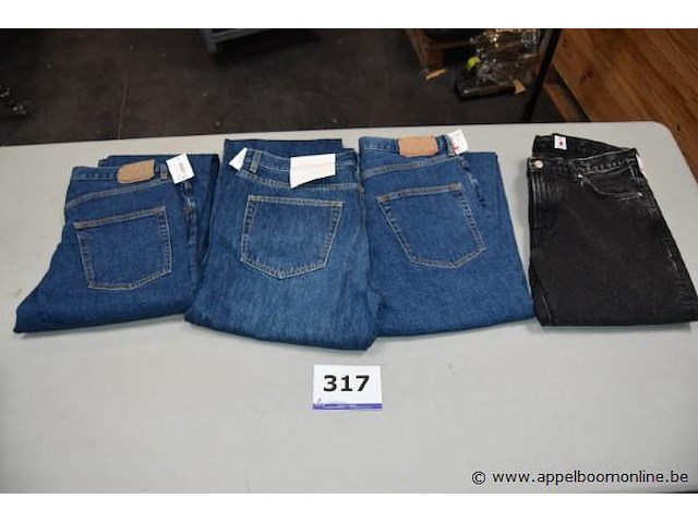 4 jeansbroeken 32/34 - 30/34 - afbeelding 1 van  5