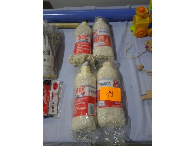 4 katoenen moppers - afbeelding 1 van  2